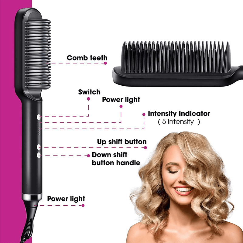 Hair Straightner Brush - smartishTrend