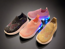 ( Baby Pink ) Baby Lighting Canvas Shoes With Lights For Kids | Premium Quality, Stylish & Comfortable Footwear ( Random Design )